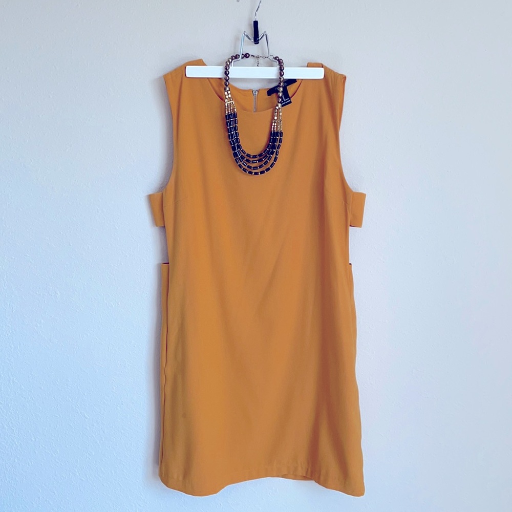 Forever 21 Mustard Yellow Shift Dress